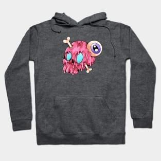 melting skull Hoodie